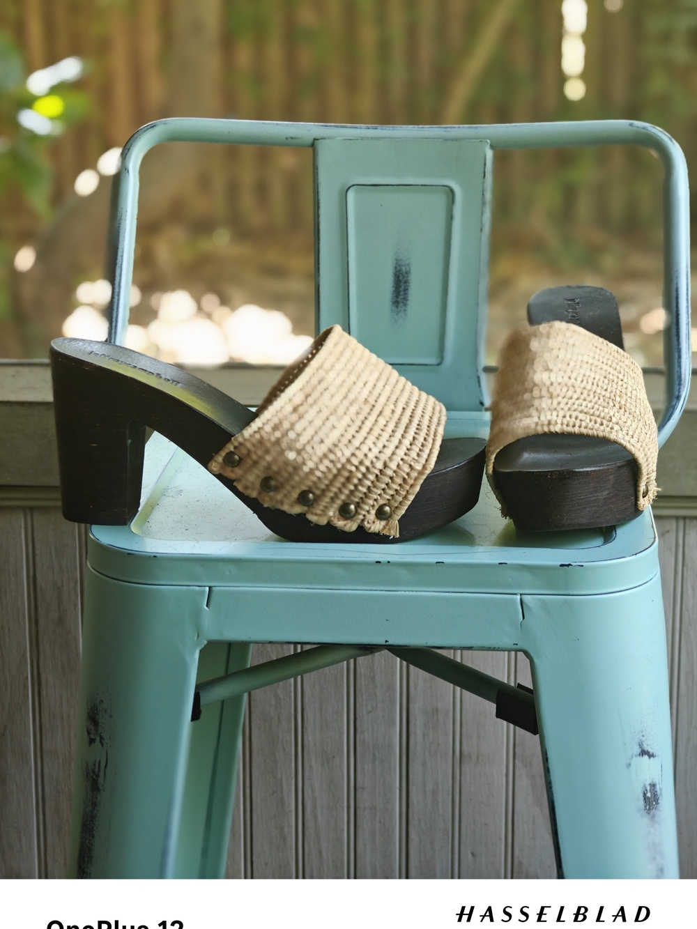 Jeffrey Campbell Beige Woven Slide Clogs